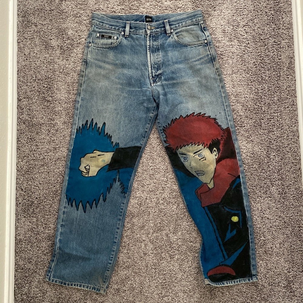 jujutsu kaisen Hugo boss pants
